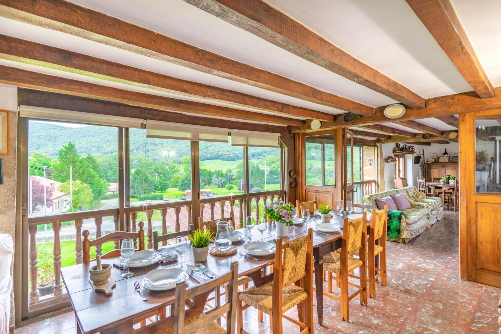 Casa Rural Arotzenia, Hogar Rustico En Pleno Valle De La Ulzama Лисасо Экстерьер фото